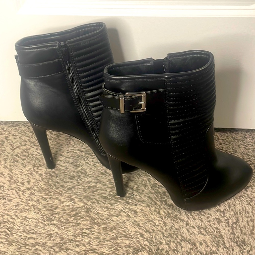 Express leather booties